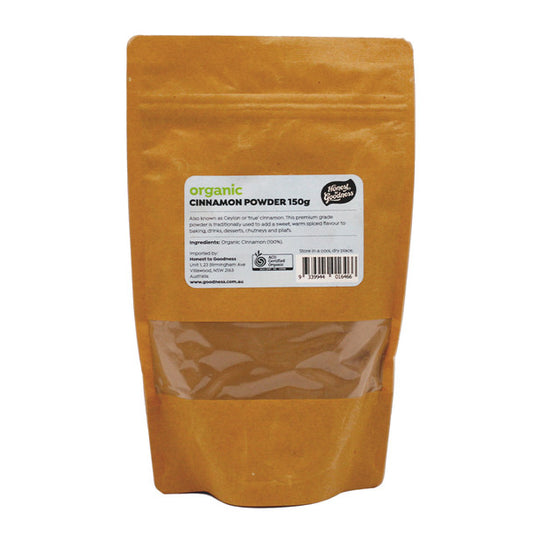 Honest to Goodness Organic True Cinnamon Powder 150g
