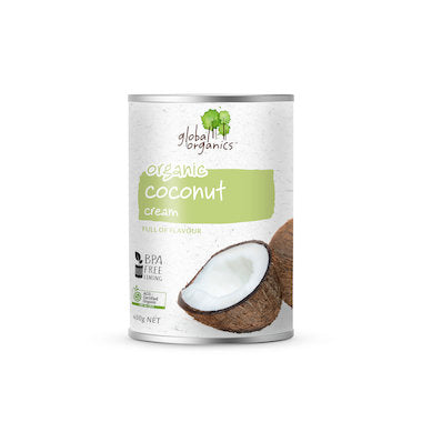 Global Organics Organic Coconut Cream 400g