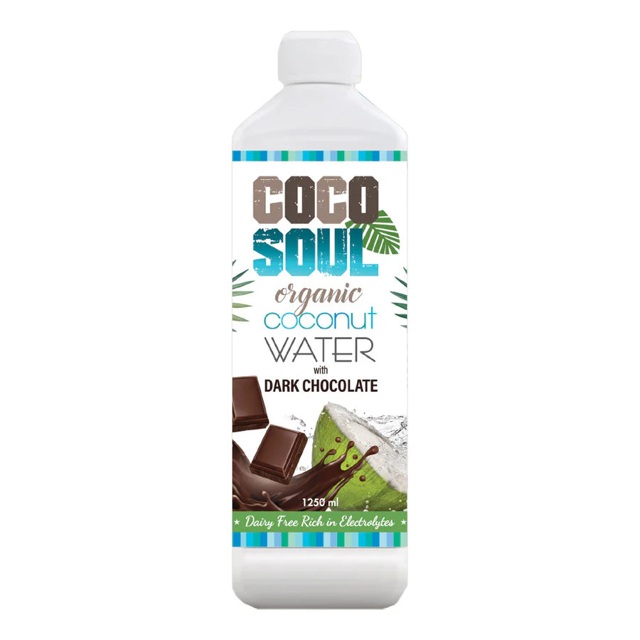 Coco Soul Organic Coconut Water with Dark Chocolate 1.25L
