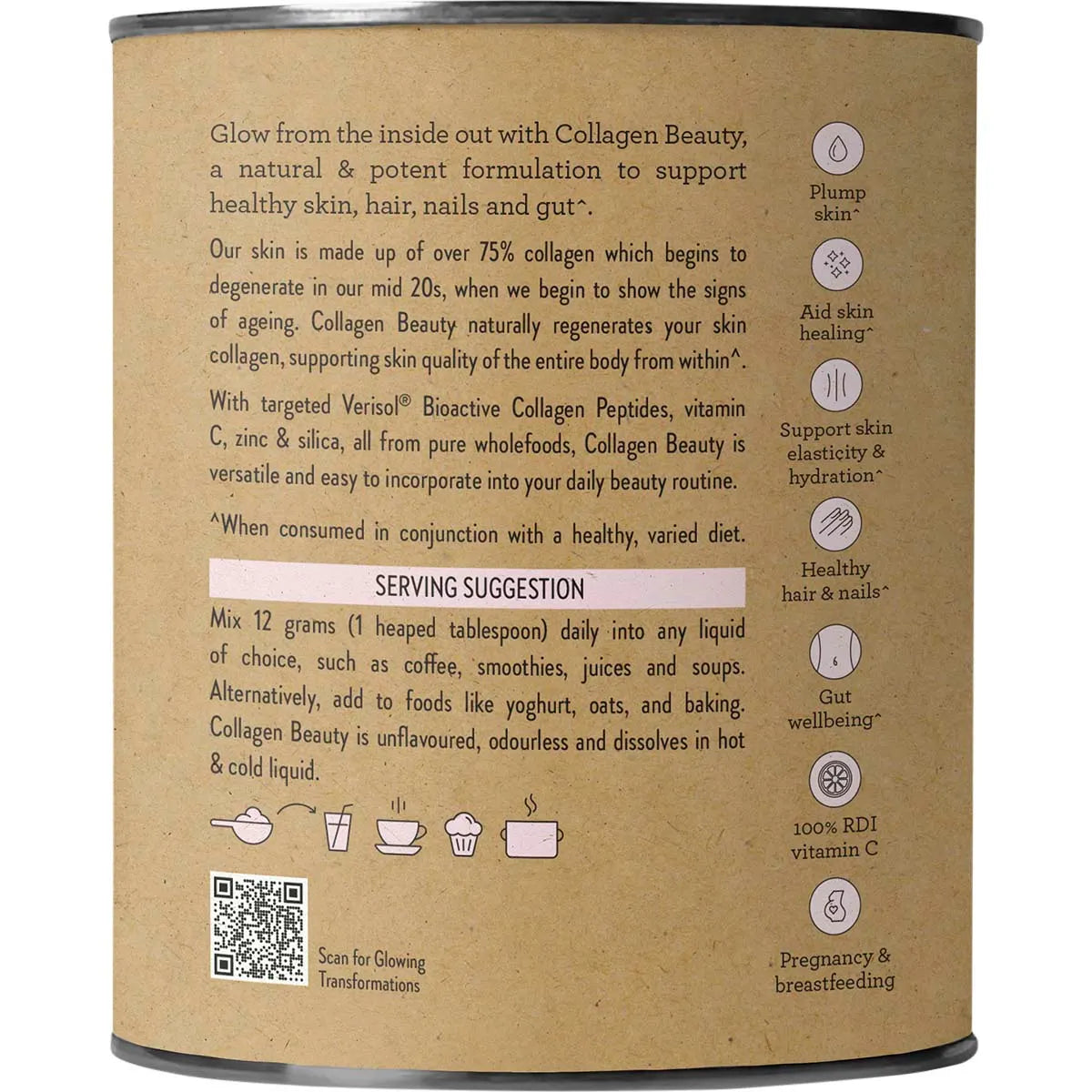 Nutra Organics Collagen Beauty 225g
