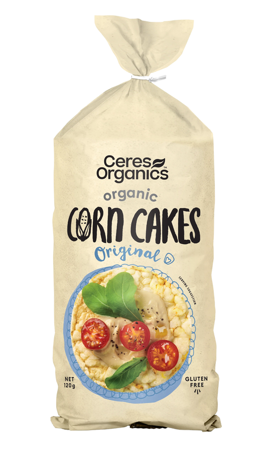 Ceres Organic Corn Cakes Original 120g