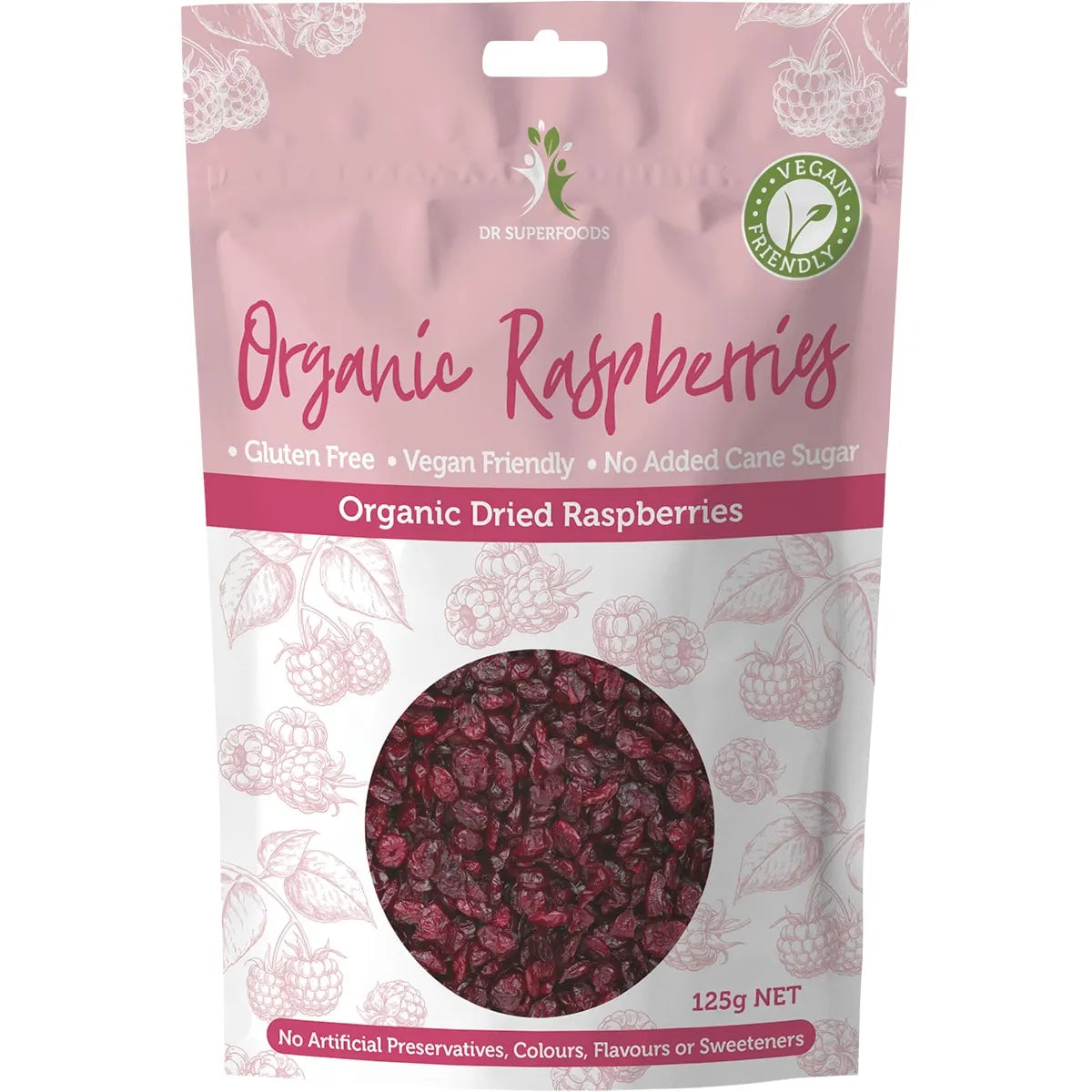 Dr Superfoods Dried Raspberries Organic 125g – Camberwell Wholefoods