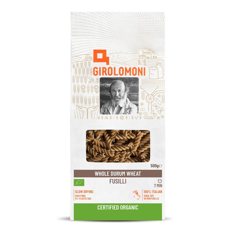 Girolomoni Organic Whole Durum Wheat Fusilli 500g