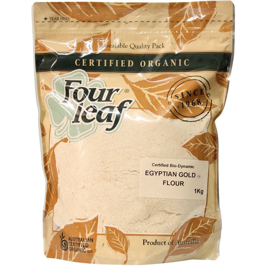 Four Leaf Organic Egyptian Gold Flour 1kg