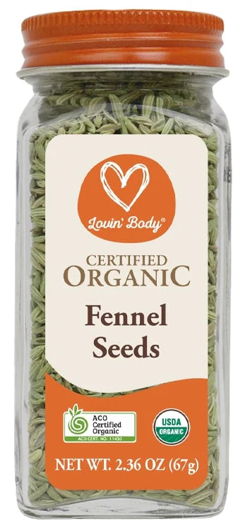 Lovin' Body Organic Fennel Seeds 67g