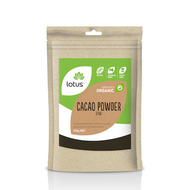 Lotus Organic Raw Cacao Powder 250g