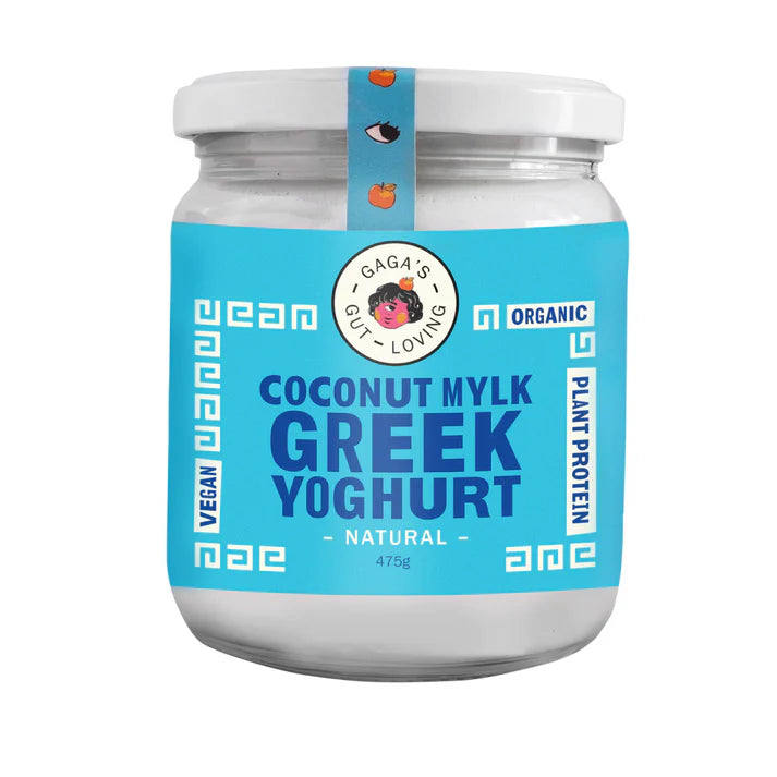 Gaga's Organic Natural Coconut Greek Style Yoghurt  475g