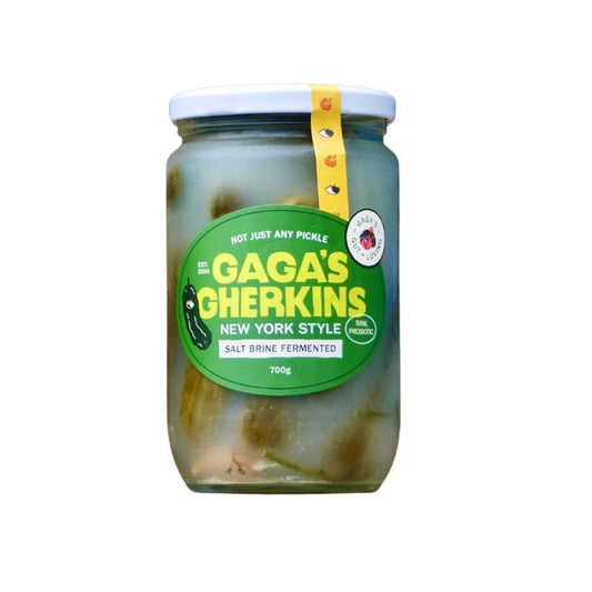 Gaga's Gherkins Fermented New York Style 700g