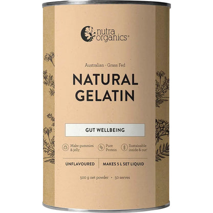 Nutra Organics Natural Gelatin 500g