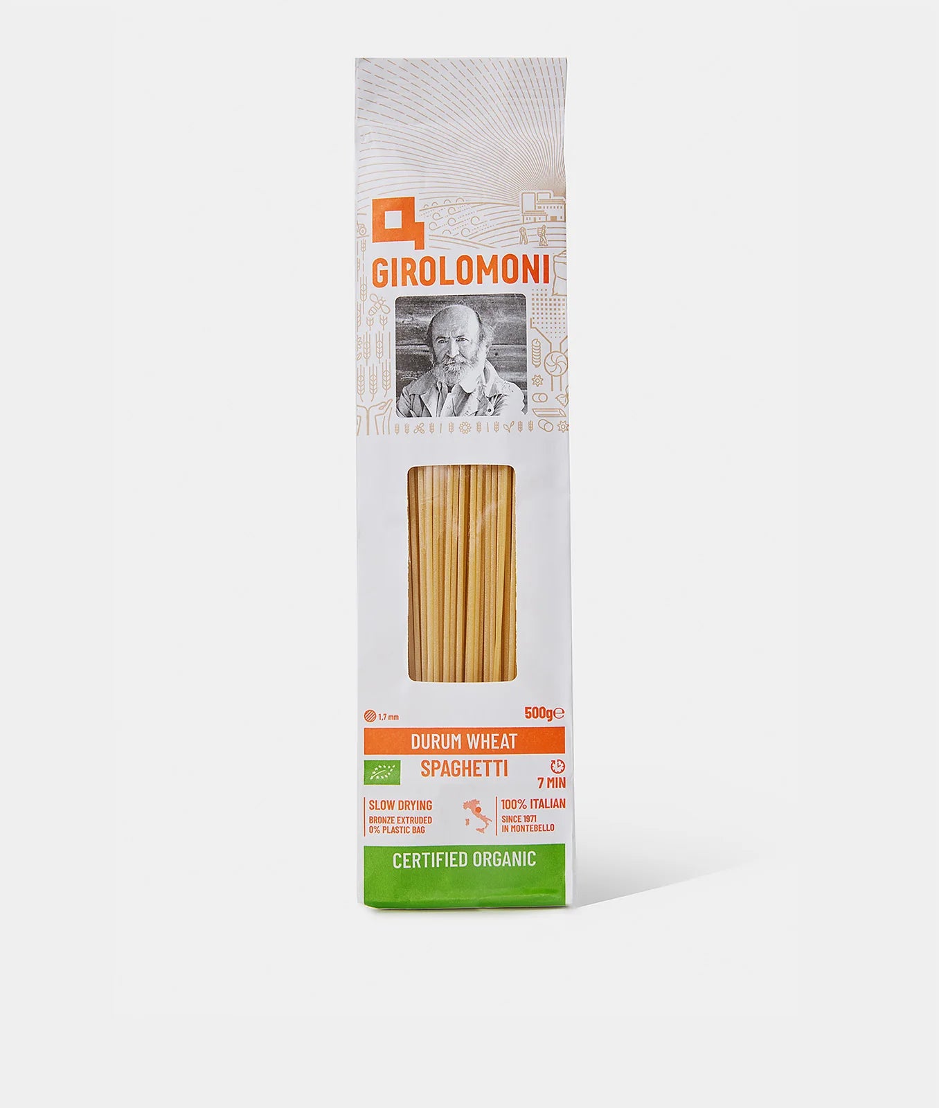 Girolomoni Organic Durum Wheat Spaghetti 500g