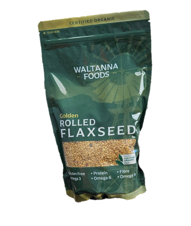 Waltanna Foods Organic Golden Rolled Flaxseed 400g