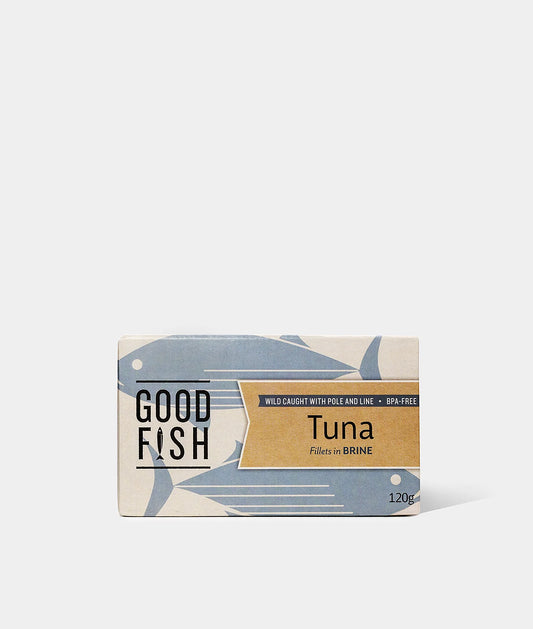 Good Fish Tuna Fillets in Brine 120g