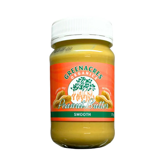 Greenacres Organics Organic Smooth Peanut Butter 375g