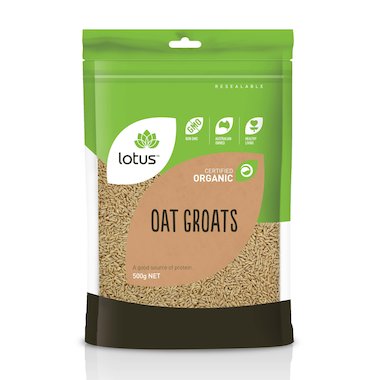 Lotus Organic Oat Groats 500g