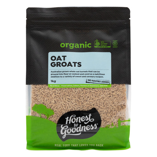 Honest to Goodness Organic Oat Groats 1kg