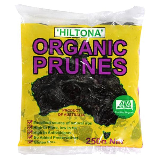 Hiltona Organic Prunes 250g