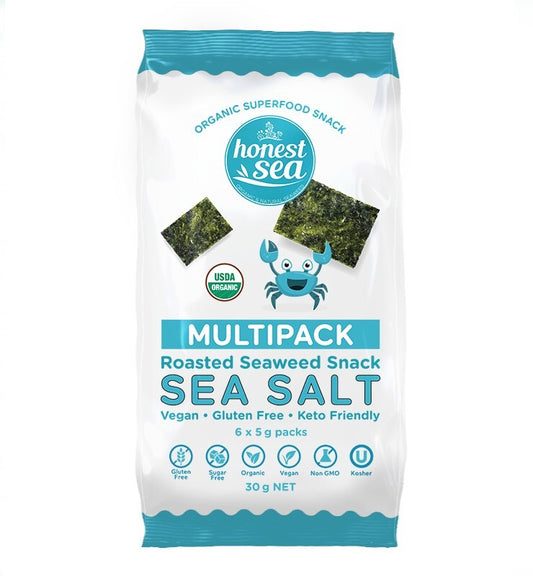 Honest Sea Seaweed Sea Salt Multipack 30g