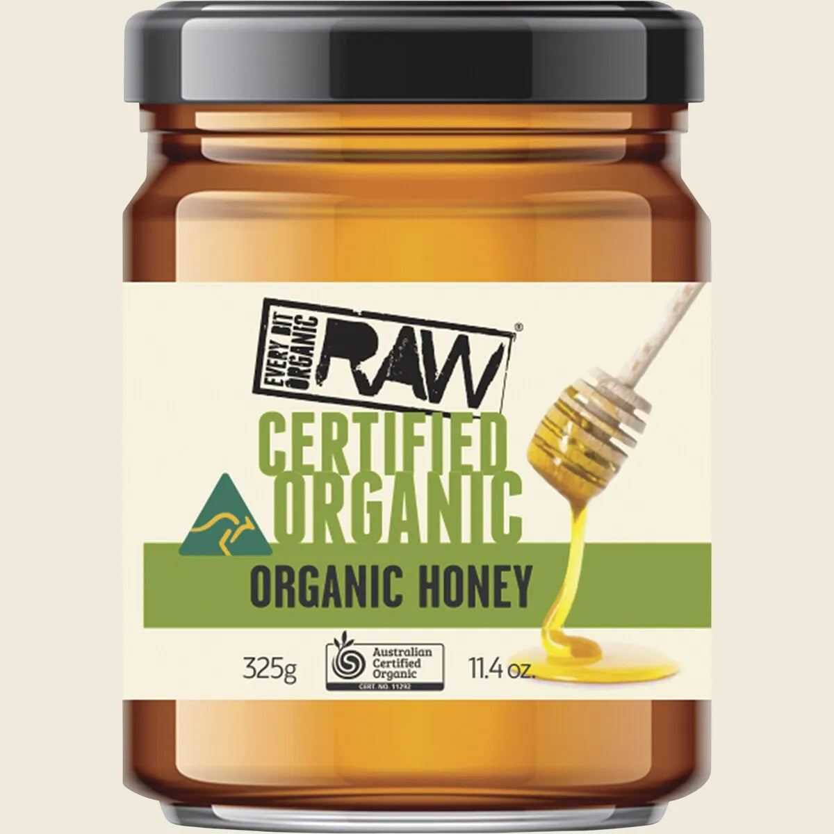 Every Bit Organic Certified Organic Honey 325g