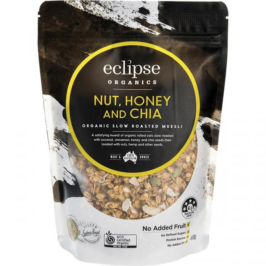 Eclipse Organics Organic Nut, Honey & Chia Muesli 450g