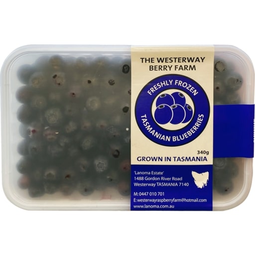 Westerway Frozen Blueberries 340g