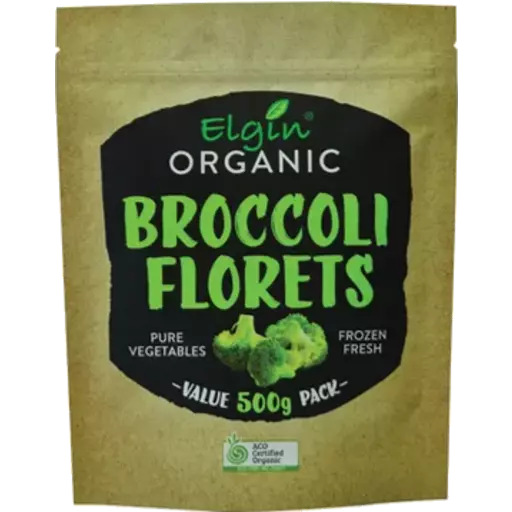 Elgin Organic Broccoli 500g