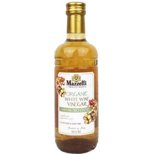 Mazzetti Organic White Wine Vinegar 500ml