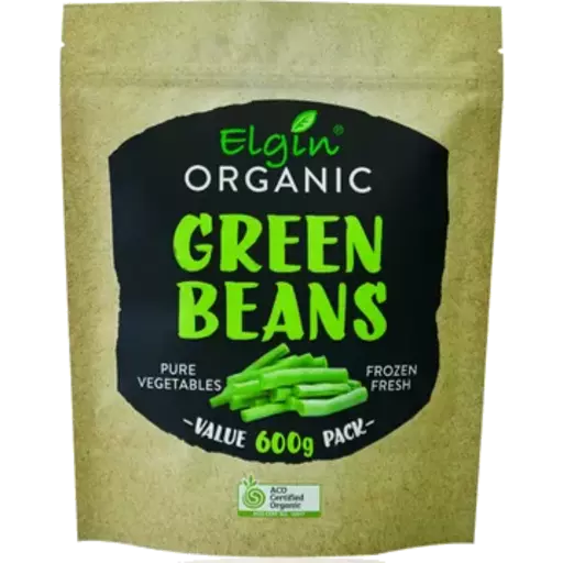 Elgin Organic Green Beans 600g