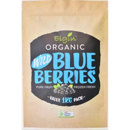 Elgin Organic Blueberries WILD 1kg