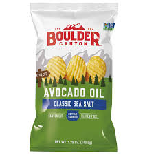 Boulder Canyon Avocado Oil Sea Salt Chips 148g