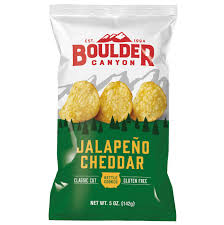 Boulder Canyon Jalapeno Cheddar Chips 142g