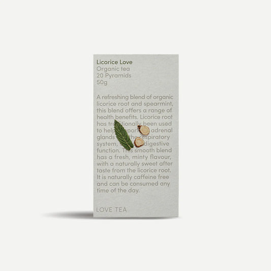 Love Tea Licorice Love Organic Tea 20 Pyramids