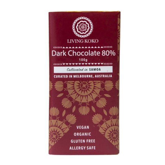 Living Koko Dark Chocolate 80% 100g