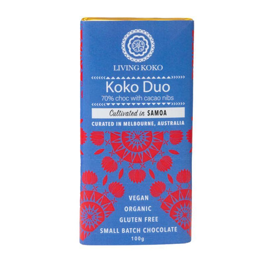 Living Koko Koko Duo Dark Chocolate 70% 100g