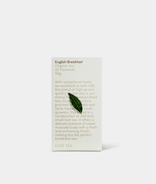 Love Tea Organic English Breakfast 20 Pyramids