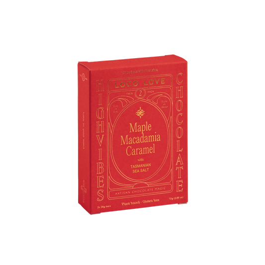 Loco Love Twin Maple Macadamia Caramel 70g