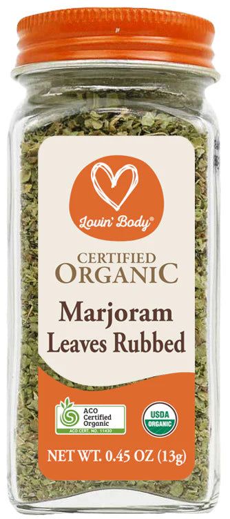 Lovin' Body Organic Marjoram Leaves Rubbed 13g