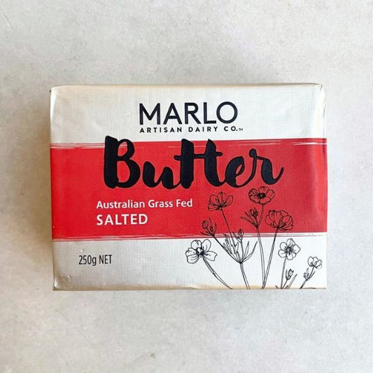 Marlo Artisan Grass Fed Butter Salted 250g
