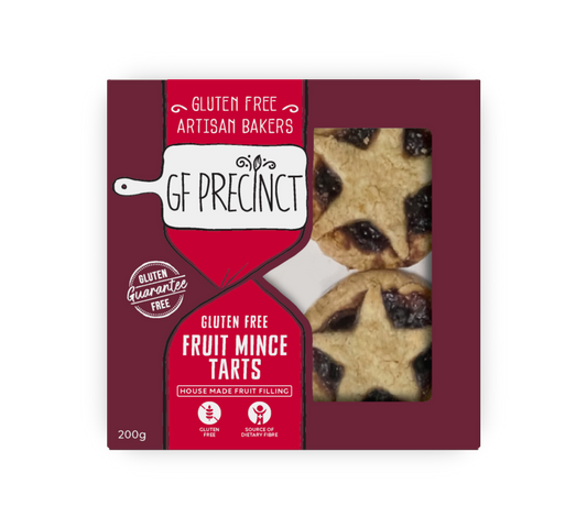 GF Precinct Gluten Free Fruit Mince Tarts 4 Pack