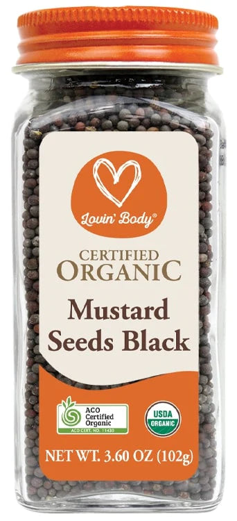 Lovin' Body Organic Mustard Seeds Black 102g