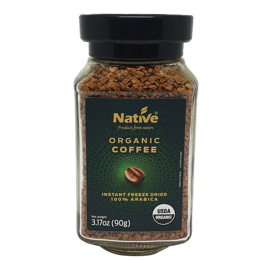 Native Organic Instant Freeze Dried Coffee 90g