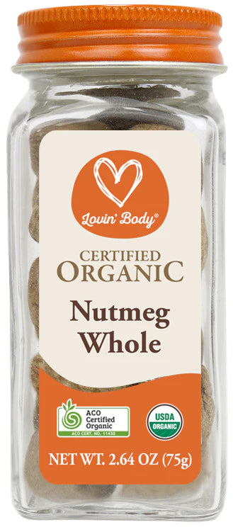 Lovin' Body Organic Nutmeg Whole 75g