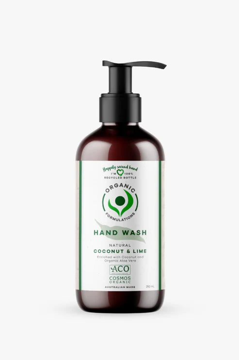 Organic Formulations Coconut & Lime Hand Wash 250ml