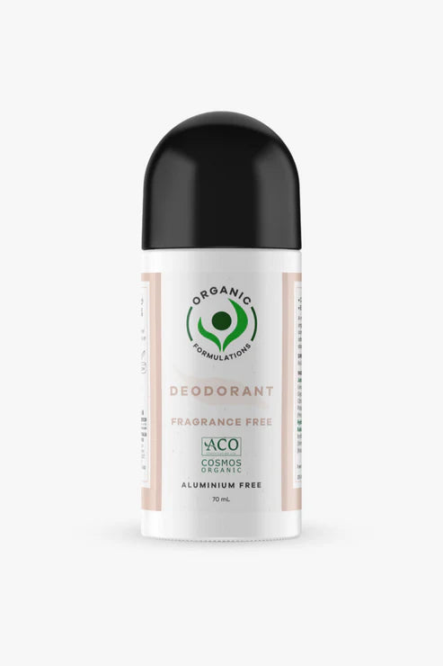 Organic Formulations Fragrance Free Deodorant 70ml