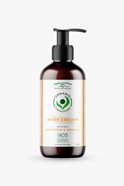 Organic Formulations Mandarin & Vanilla Body Lotion 250ml