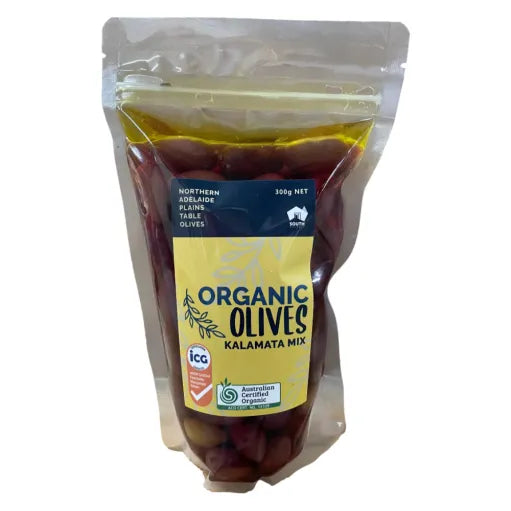 Northern Adelaide Plains Organic Kalamata Olives Mix 300g