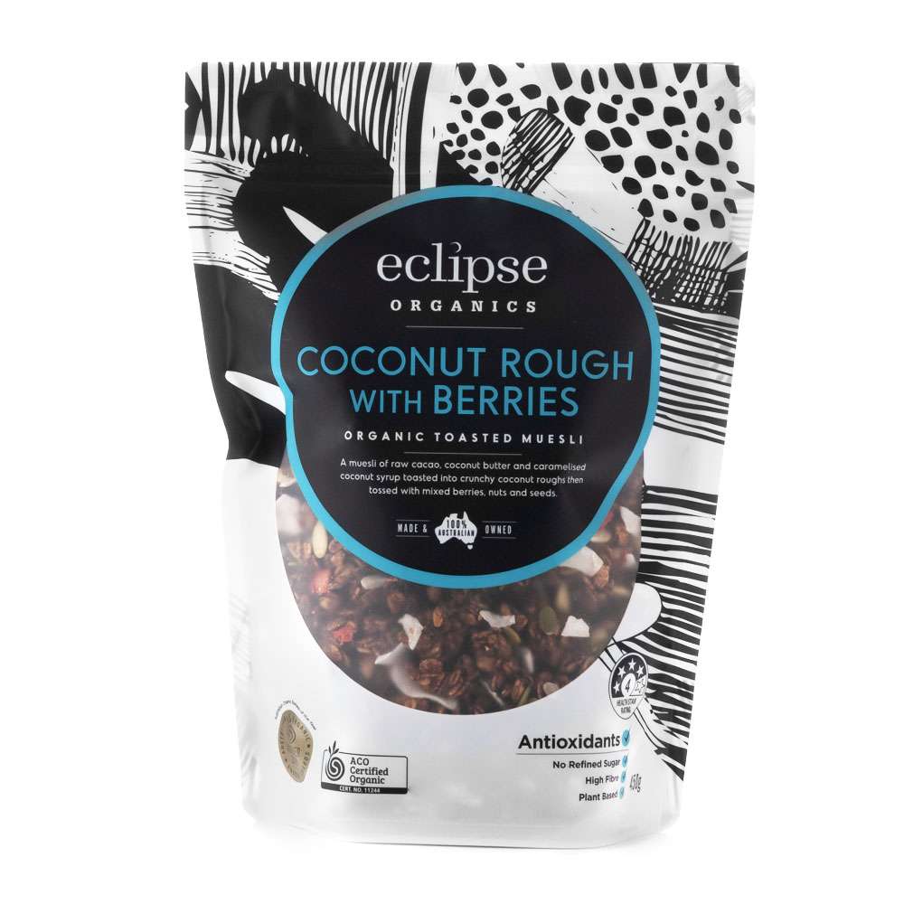 Eclipse Organics Coconut Rough with Berries Muesli 450g