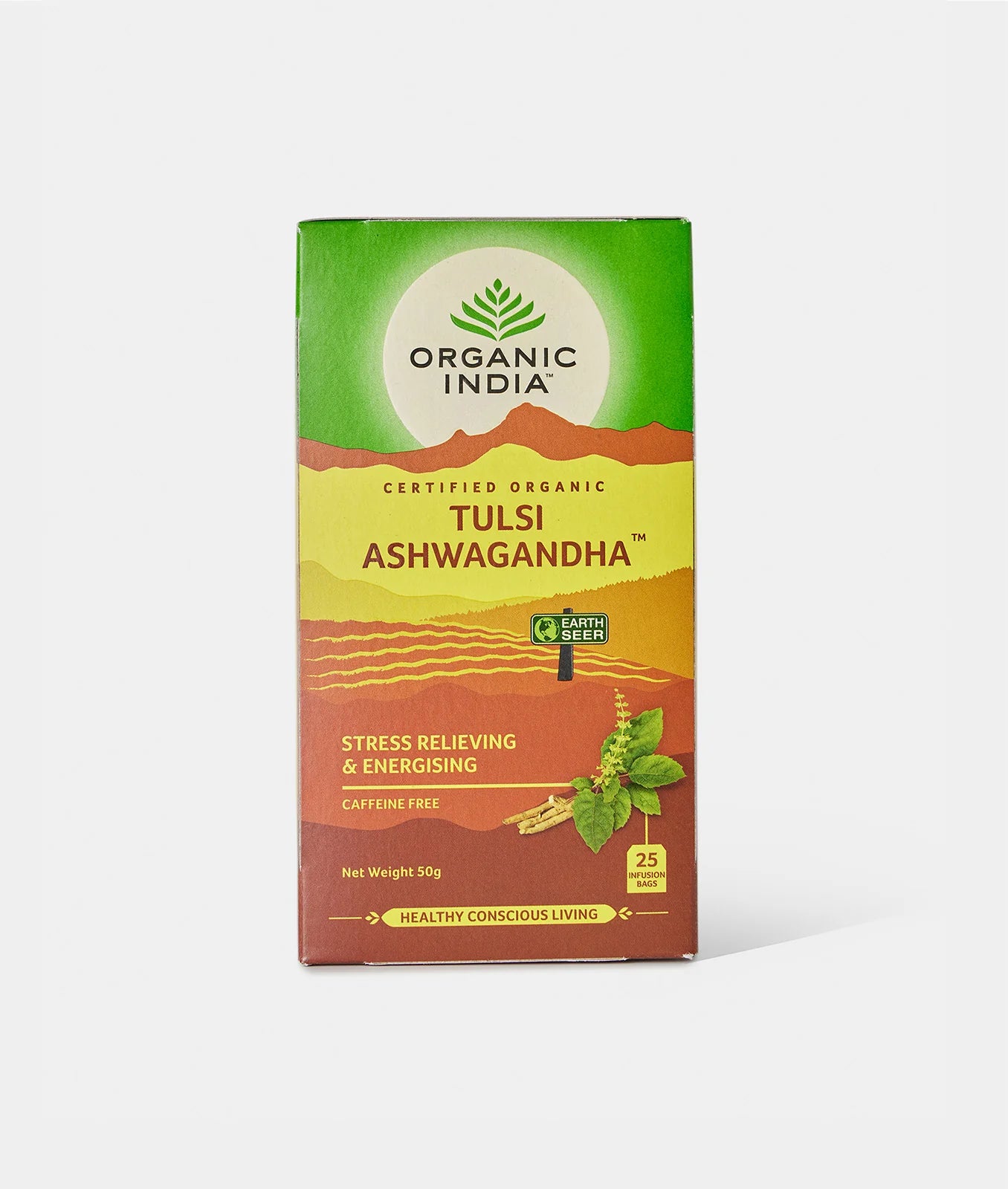 Organic India Organic Tulsi Ashwagandha 25 Teabags