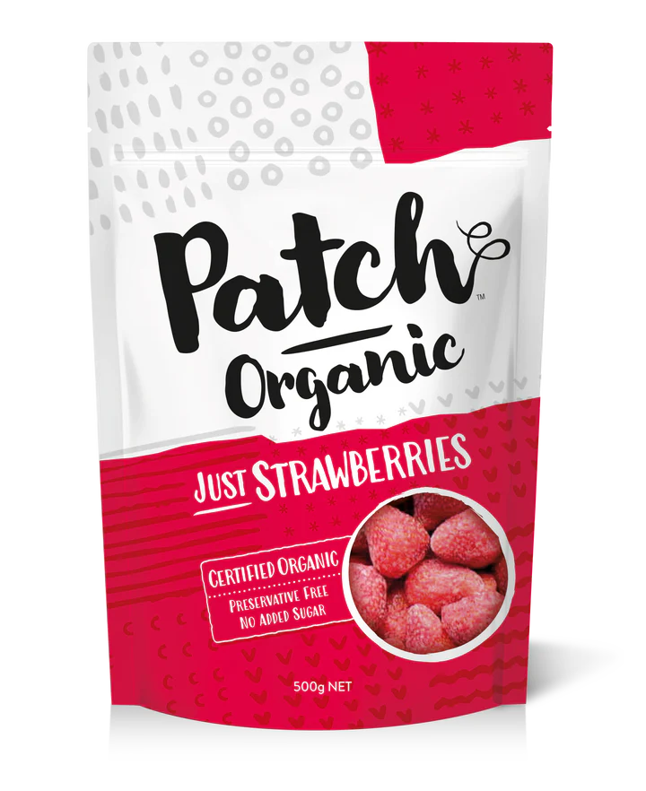 Patch Organic Strawberries 500g