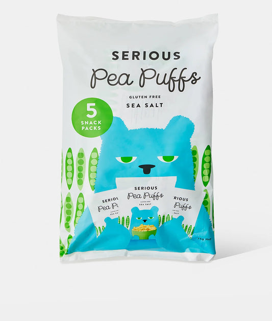 Serious Food Co. Pea Puffs Sea Salt Multipack 75g