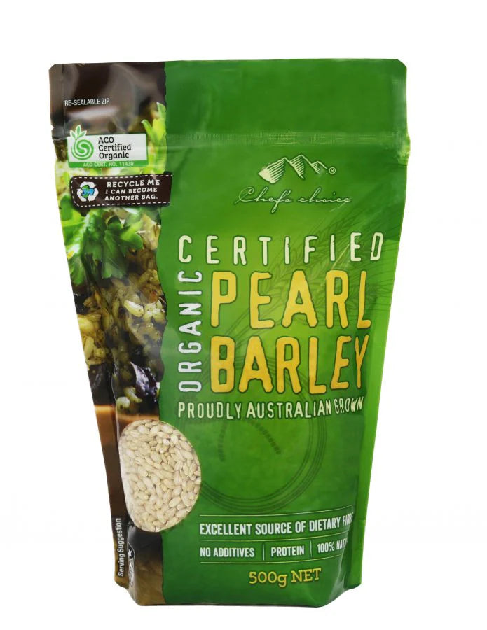 Chef's Choice Organic Australian Pearl Barley 500g